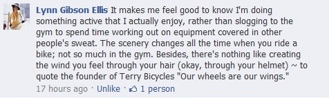 Feeling Good: Biking and Self-Image
