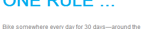 #30DaysofBiking 2015: I’m Rolling